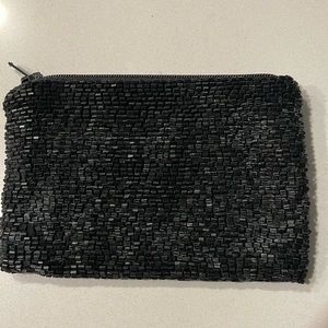 Moyna black sequin coin purse, excellent condition